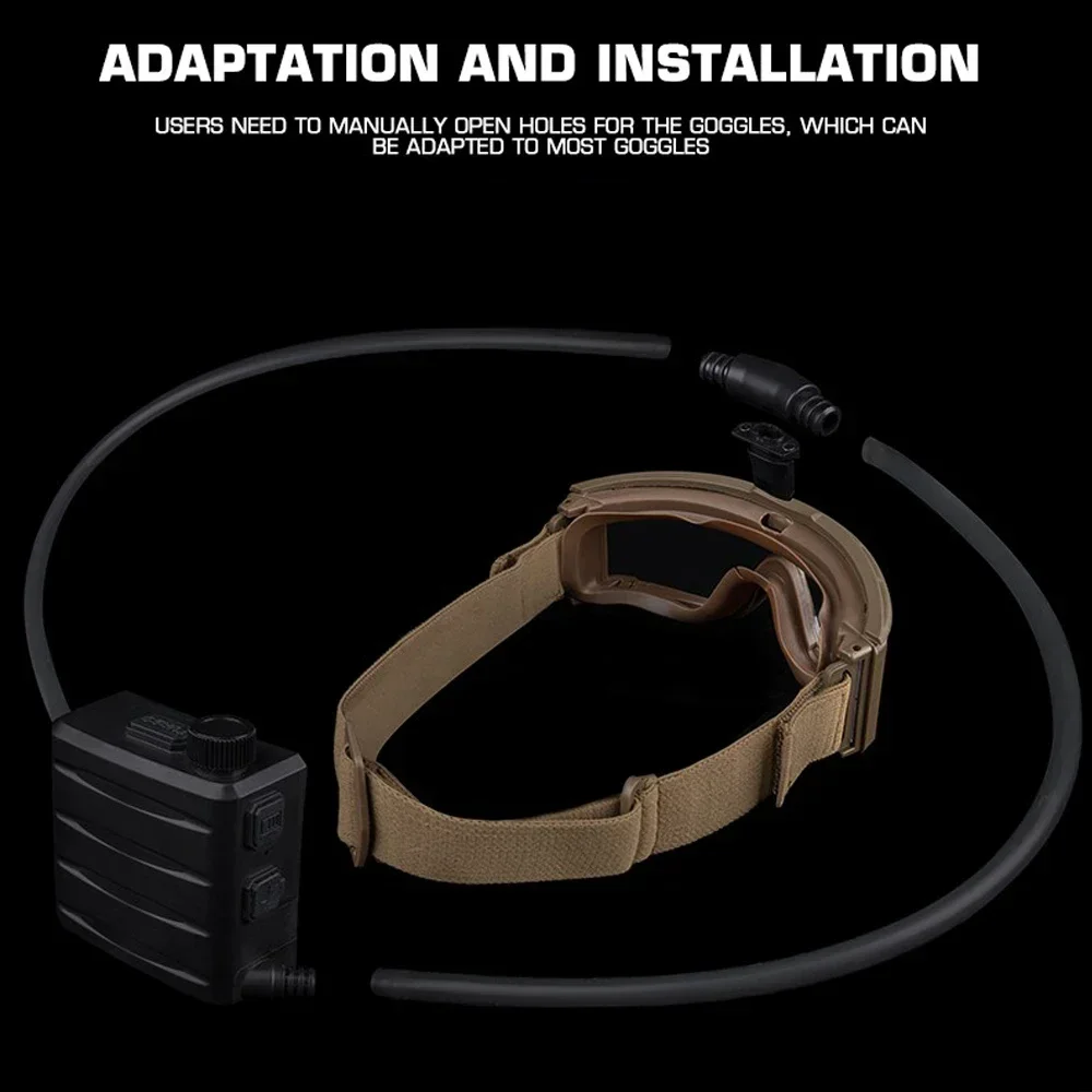 Gafas Airsoft, desempañador, v - Anti Pollution Mask reseña y precio