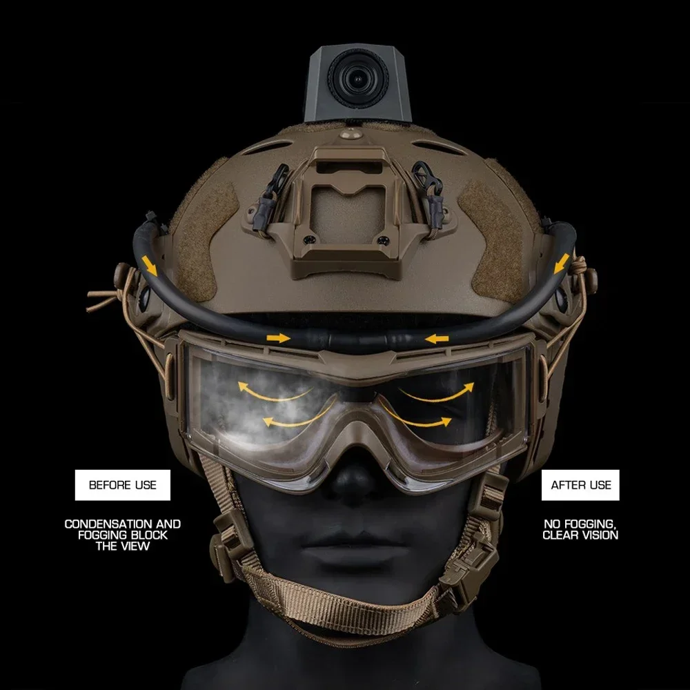 Gafas Airsoft, desempañador, v - Anti Pollution Mask reseña y precio